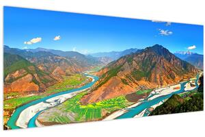 Obraz - River Yangtze (120x50 cm)