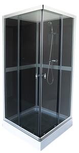 BPS-koupelny Sprchový box WSH309A GREY 80x80