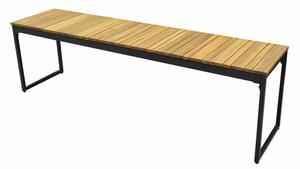 Záhradná lavica s doskou z akáciového dreva Ezeis Brick