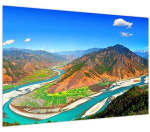 Obraz - River Yangtze (90x60 cm)