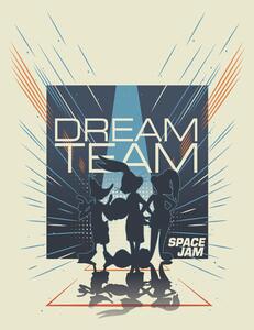 Umelecká tlač Space Jam - Dream Team, (26.7 x 40 cm)