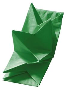 Blancheporte Jednofarebný vopred zložený obrúsok, súprava 12 ks zelená súpr. 12ks