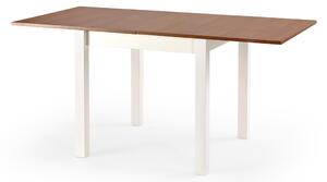 Rozkladací jedálenský stôl Gracjan - jelša / biela