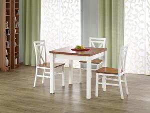 HALMAR Gracjan rozkladací jedálenský stôl jelša / biela