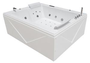 BPS-koupelny Hydromasážna vaňa DIABLO 666 II 180x150 s ohrevom vody