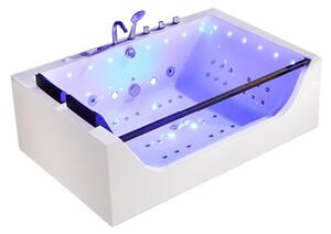 BPS-koupelny Hydromasážna vírivá vaňa NIKE 937 180x120 s ohrevom vody