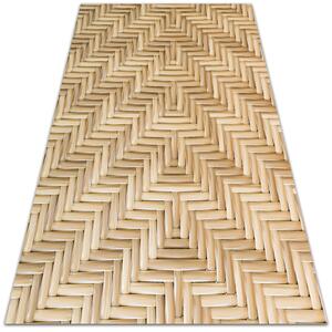 Módne vinylový koberec Módne vinylový koberec prútený textúry