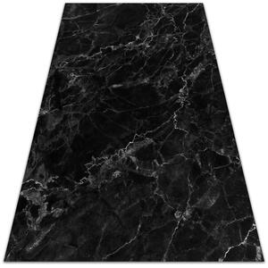 Vnútorné vinylový koberec Vnútorné vinylový koberec čierny mramor