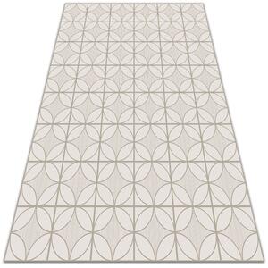 Vinylový koberec pre domácnosť Vinylový koberec pre domácnosť geometrické kolesá