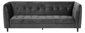 Dizajnová rozkladacia sedačka Alwyn, 235 cm, tmavosivá