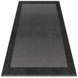 Vonkajšie záhradné koberec Vonkajšie záhradné koberec sivý rámček