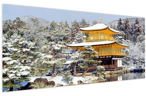 Obraz - Kinkakudži, Japonsko (120x50 cm)