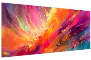 Obraz - Dynamická abstrakcia (120x50 cm)