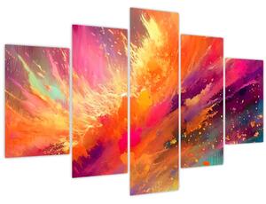 Obraz - Dynamická abstrakcia (150x105 cm)