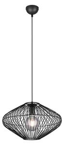 Trio R30831032 závesné stropné svietidlo Cobain 1x40W | E27 - nastaviteľná výška, čierna