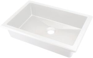 Deante Zápustné/poddoskové umývadlo Correo 50x35 cm - CQR AU5U, granit, alabaster
