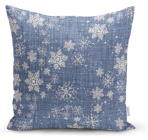 Súprava 4 dekoratívnych obliečok na vankúše Minimalist Cushion Covers Minimalist Drawing Blue, 45 x 45 cm