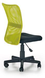 Detská stolička na kolieskach Dingo - zelená / čierna