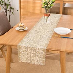 Behúň na stôl Minimalist Cushion Covers Beige Ethnic, 45 x 140 cm