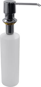 Bemeta Design Dávkovač mydla, 470 ml, integrovaný, mosadz/plast, lesk - 136109012