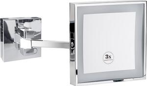 Bemeta Design Kozmetické zrkadlo, 200 x 200 mm, s LED osvetlením - 116201202