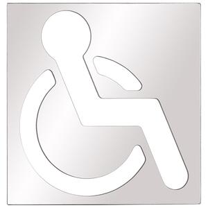 Bemeta Design Ikona - Invalidi, štvorec, lesk - 111022022