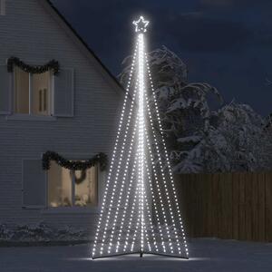 LED vianočný stromček 789 LED studená biela 476 cm