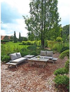 Súprava záhradného nábytku v sivej farbe s hliníkovou konštrukciou Garden Pleasure Celia