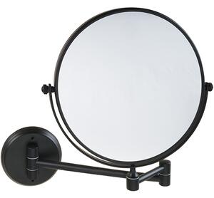 Bemeta Design DARK: Kozmetické zrkadlo, ø 200 mm, obojstranné - 172201510