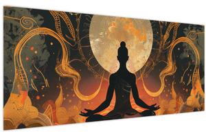 Obraz - Meditácia (120x50 cm)