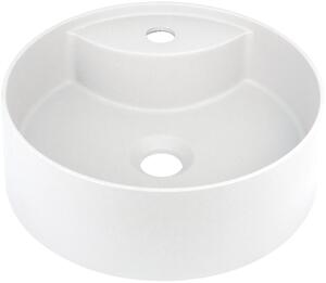 Deante Umývadlo na dosku Silia ø36 cm - CQS AU4B, granit, alabaster