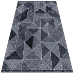 Univerzálny vinylový koberec Univerzálny vinylový koberec Štvorce a trojuholníky