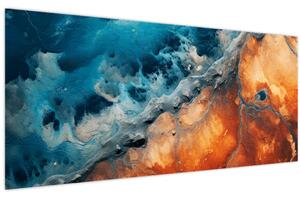 Obraz - Voda a oheň (120x50 cm)