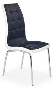 Jedálenská stolička K186 - čierna / biela