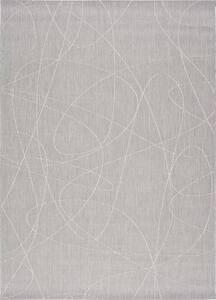 Sivý vonkajší koberec Universal Hibis Line, 135 x 190 cm