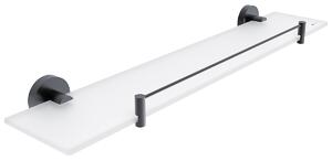 Nimco Polica s ohrádkou, 60 cm UNIX ČIERNA - UNC 13091BX-60-90