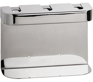 Bemeta Design Držiak na dávkovač mydla, trojitý, okrúhly, lesk - 146109441
