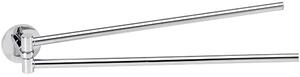 Bemeta Design CIRCUM: Držiak uterákov, 420 mm, dvojitý, otočný - 168204192