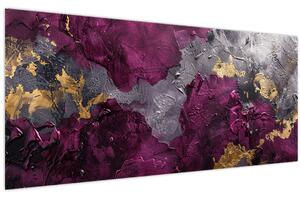 Obraz - Textúrovanie abstrakcie (120x50 cm)