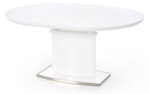 Rozkladací jedálenský stôl Federico - biely lesk