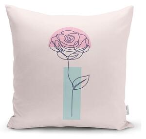 Obliečka na vankúš Minimalist Cushion Covers Drawing Flower, 45 x 45 cm