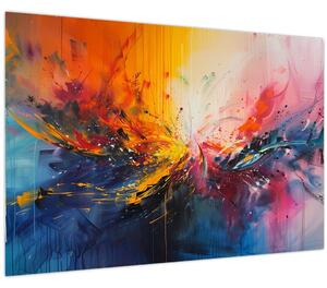 Obraz - Farebná abstrakcia (90x60 cm)
