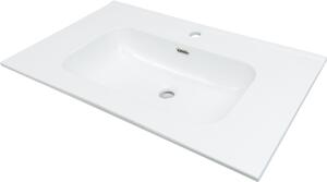 Deante Zápustné keramické umývadlo Tubo 80x46 cm - CTU 6U8W