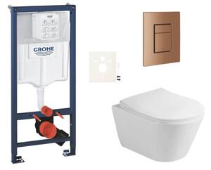 Závesný WC set do ľahkých stien / predstenová montáž Glacera Ava SIKOGRSAVASCDL0