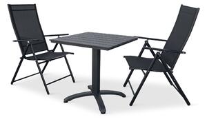 Balkónový set Ristorante + 2x kovová stolička Pia