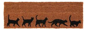 Vonkajšia rohožka Cats, 75x25 cm