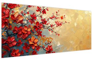 Obraz - Kvitnúci strom (120x50 cm)