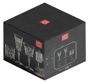RCR ETNA SADA POHÁROV NA VÍNO, ŠAMPANSKÉ A WHISKY 18 KS