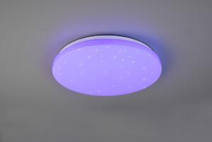 Trio R62381100 LED stropné svietidlo Kira 1x18W | 2000lm | 3000K-6000K | RGB - pamäťová funkcia, stmievateľné, nočný režim, diaľkové ovládanie, hviezdny efekt, biela