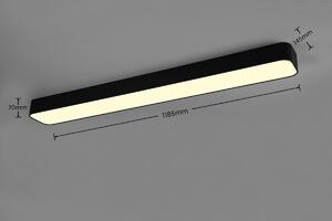 Trio R62451932 LED prisadené stropné svietidlo Asterion 1x37W | 3800lm | 2700K-6500K - diaľkové ovládanie, stmievateľné, nočný režim, čierna